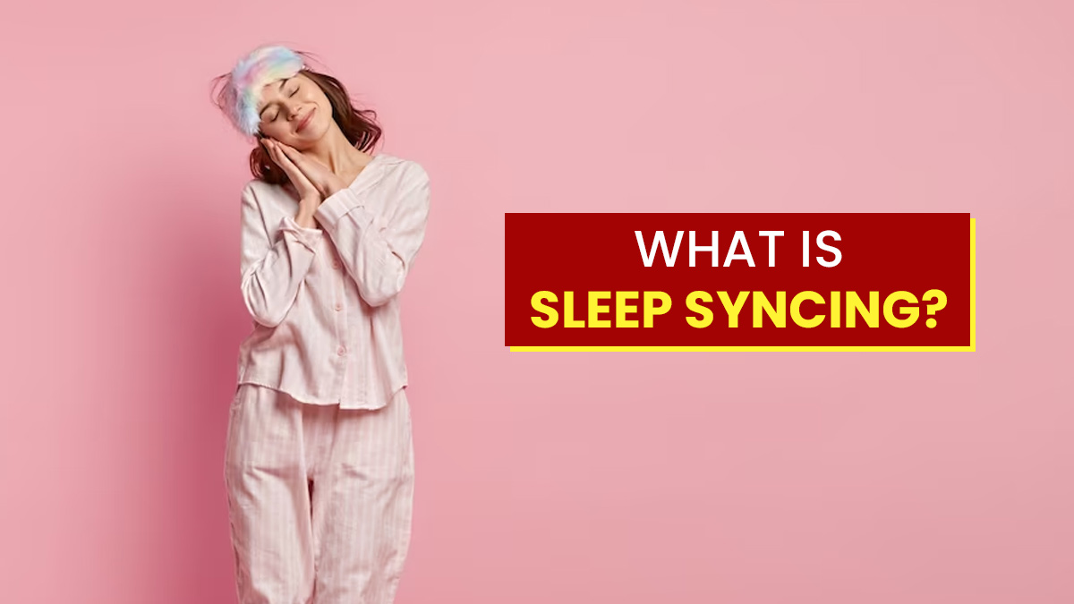 How can you practice sleep syncing